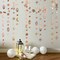 Eid Mubarak Ramadan Decorations Hanging Star Moon Circle Dot Crescent Lamp Garland Streamer Backdrop Banner Decorations for Home Happy Ramadan Islam Muslim Wedding Birthday Party